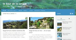 Desktop Screenshot of leboutdelalangue.com