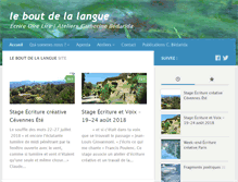 Tablet Screenshot of leboutdelalangue.com